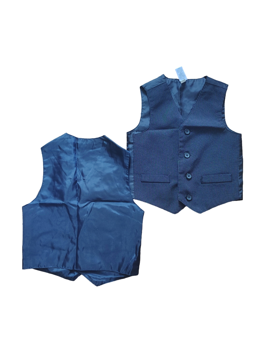 George  Navy & Black Boys' Dress Vest Size 3T